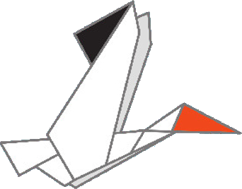 Cigogne visuel d'origami